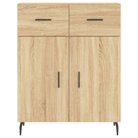 vidaXL Highboard Sonoma Oak 69.5x34x180 cm Engineered Wood