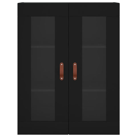 vidaXL Highboard Black 69.5x34x180 cm Engineered Wood