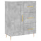 vidaXL Highboard Concrete Grey 69.5x34x180 cm Engineered Wood
