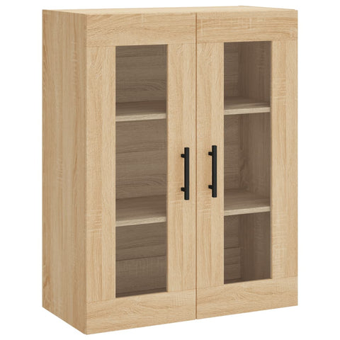 vidaXL Highboard Sonoma Oak 69.5x34x180 cm Engineered Wood