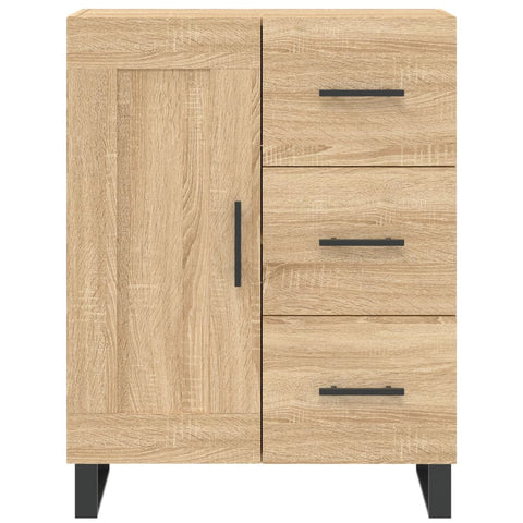 vidaXL Highboard Sonoma Oak 69.5x34x180 cm Engineered Wood