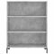 vidaXL Highboard Concrete Grey 69.5x34x180 cm Engineered Wood