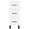 vidaXL Highboard White 34.5x34x180 cm Engineered Wood