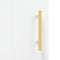 vidaXL Highboard High Gloss White 34.5x34x180 cm Engineered Wood