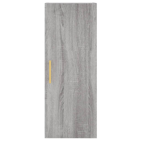 vidaXL Highboard Grey Sonoma 34.5x34x180 cm Engineered Wood