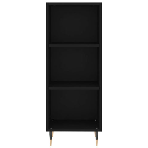 vidaXL Highboard Black 34.5x34x180 cm Engineered Wood