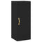 vidaXL Highboard Black 34.5x34x180 cm Engineered Wood
