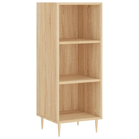 vidaXL Highboard Sonoma Oak 34.5x34x180 cm Engineered Wood