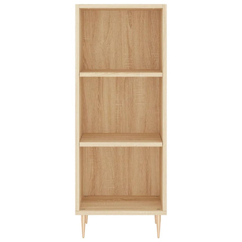 vidaXL Highboard Sonoma Oak 34.5x34x180 cm Engineered Wood