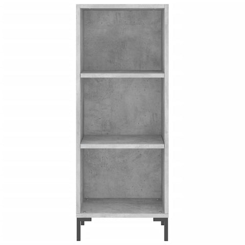 vidaXL Highboard Concrete Grey 34.5x34x180 cm Engineered Wood