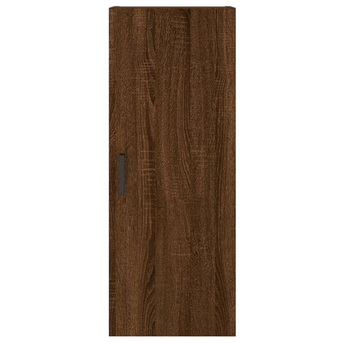 vidaXL Highboard Brown Oak 34.5x34x180 cm Engineered Wood