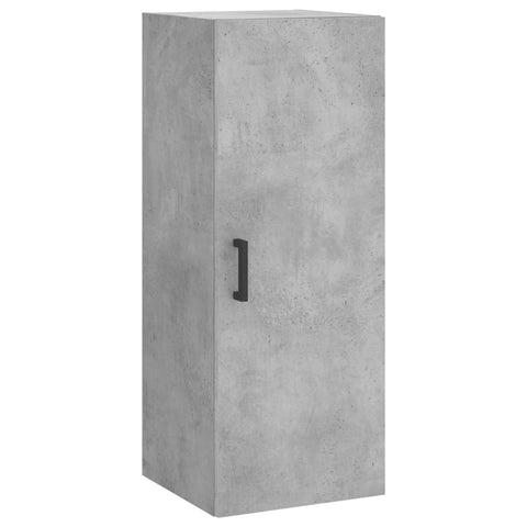 vidaXL Highboard Concrete Grey 34.5x34x180 cm Engineered Wood