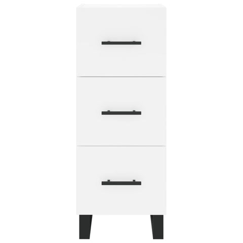 vidaXL Highboard White 34.5x34x180 cm Engineered Wood