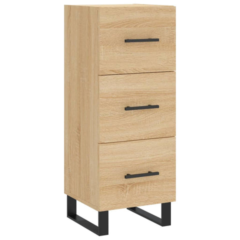 vidaXL Highboard Sonoma Oak 34.5x34x180 cm Engineered Wood