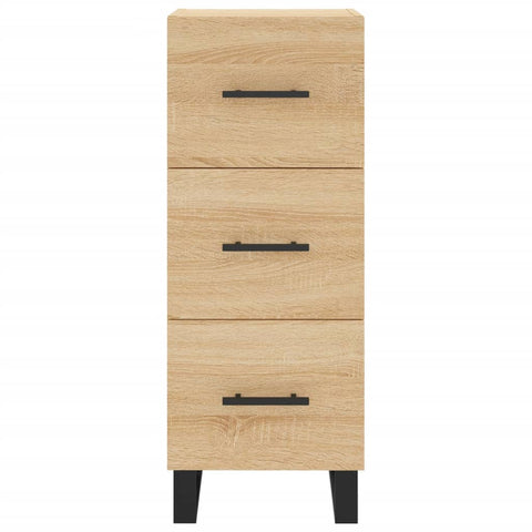 vidaXL Highboard Sonoma Oak 34.5x34x180 cm Engineered Wood