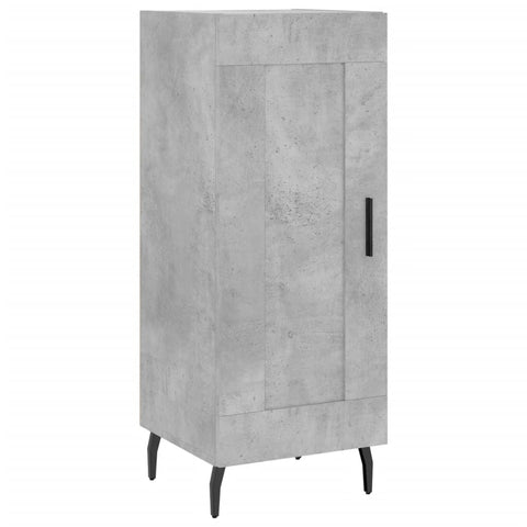 vidaXL Highboard Concrete Grey 34.5x34x180 cm Engineered Wood