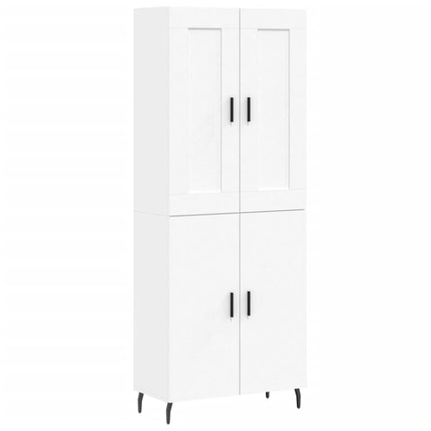 vidaXL Highboard White 69.5x34x180 cm Engineered Wood