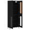vidaXL Highboard Black 69.5x34x180 cm Engineered Wood