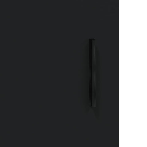 vidaXL Highboard Black 69.5x34x180 cm Engineered Wood