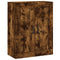 vidaXL Highboard Smoked Oak 69.5x34x180 cm Engineered Wood
