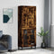 vidaXL Highboard Smoked Oak 69.5x34x180 cm Engineered Wood