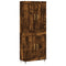vidaXL Highboard Smoked Oak 69.5x34x180 cm Engineered Wood