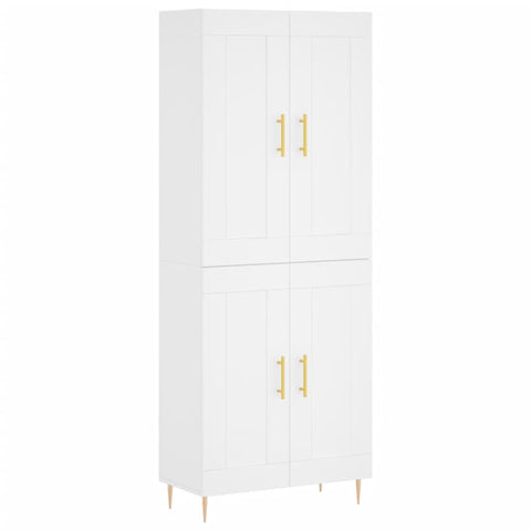 vidaXL Highboard White 69.5x34x180 cm Engineered Wood