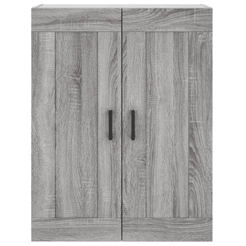vidaXL Highboard Grey Sonoma 69.5x34x180 cm Engineered Wood
