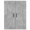 vidaXL Highboard Concrete Grey 69.5x34x180 cm Engineered Wood