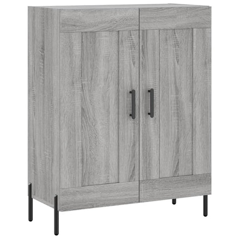 vidaXL Highboard Grey Sonoma 69.5x34x180 cm Engineered Wood