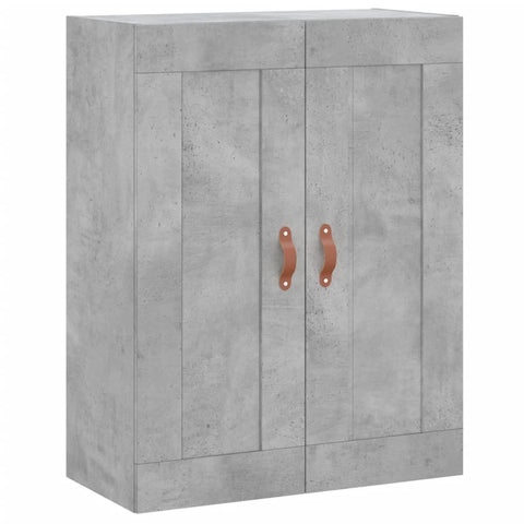 vidaXL Highboard Concrete Grey 69.5x34x180 cm Engineered Wood