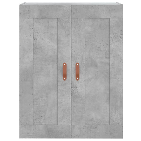 vidaXL Highboard Concrete Grey 69.5x34x180 cm Engineered Wood
