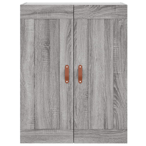 vidaXL Highboard Grey Sonoma 69.5x34x180 cm Engineered Wood