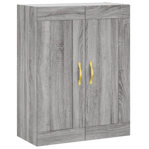 vidaXL Highboard Grey Sonoma 69.5x34x180 cm Engineered Wood