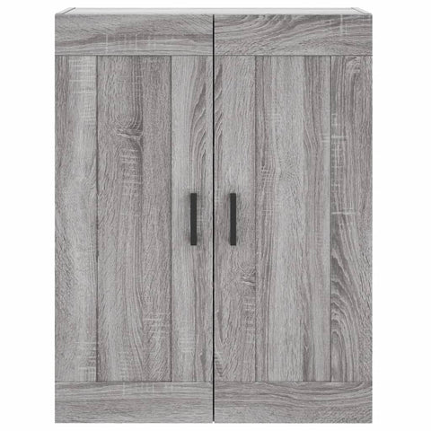 vidaXL Highboard Grey Sonoma 69.5x34x180 cm Engineered Wood