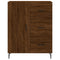 vidaXL Highboard Brown Oak 69.5x34x180 cm Engineered Wood