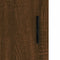 vidaXL Highboard Brown Oak 69.5x34x180 cm Engineered Wood