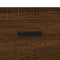 vidaXL Highboard Brown Oak 69.5x34x180 cm Engineered Wood