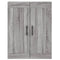 vidaXL Highboard Grey Sonoma 69.5x34x180 cm Engineered Wood