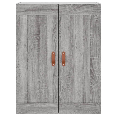 vidaXL Highboard Grey Sonoma 69.5x34x180 cm Engineered Wood