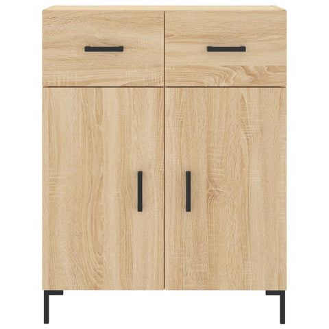 vidaXL Highboard Sonoma Oak 69.5x34x180 cm Engineered Wood