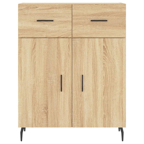vidaXL Highboard Sonoma Oak 69.5x34x180 cm Engineered Wood