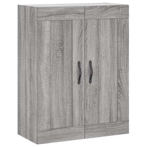 vidaXL Highboard Grey Sonoma 69.5x34x180 cm Engineered Wood