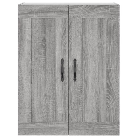vidaXL Highboard Grey Sonoma 69.5x34x180 cm Engineered Wood
