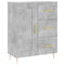 vidaXL Highboard Concrete Grey 69.5x34x180 cm Engineered Wood