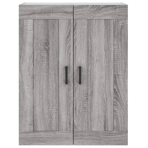 vidaXL Highboard Grey Sonoma 69.5x34x180 cm Engineered Wood