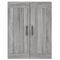 vidaXL Highboard Grey Sonoma 69.5x34x180 cm Engineered Wood