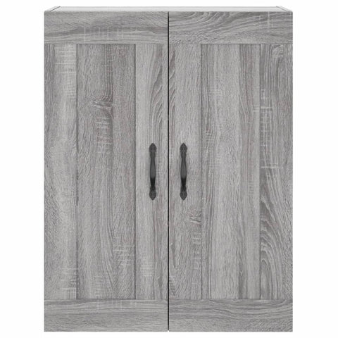 vidaXL Highboard Grey Sonoma 69.5x34x180 cm Engineered Wood