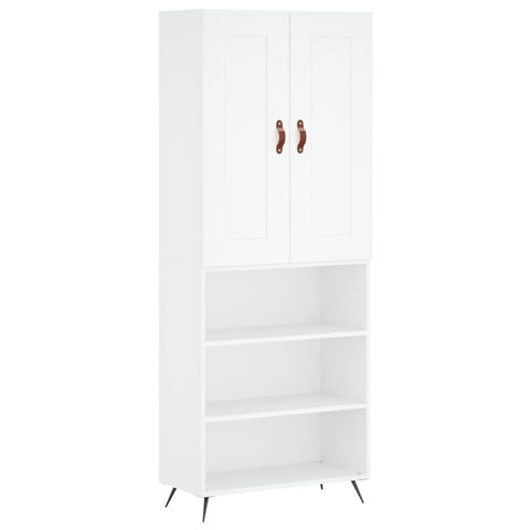 vidaXL Highboard White 69.5x34x180 cm Engineered Wood