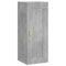 vidaXL Highboard Concrete Grey 34.5x34x180 cm Engineered Wood